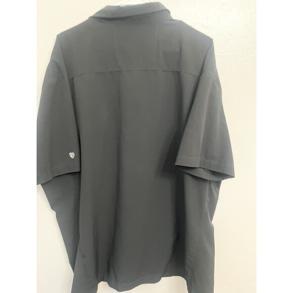 KUHL Tufflex Renegade Blackout Shirt Mens 2XL Short Sleeve Button Up Performance - Picture 8 of 8